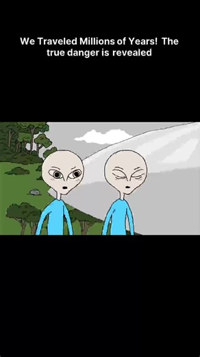 One minute it’s science, the next it's *millions of years* later and they're running for their lives! Priorities change fast when the big scary thing starts flying your way. Forget the grass samples, survival mode activated. Massive perspective shift when faced with the truly unknown! #TimeWarp #SciFiMoments #Survival #Chaos