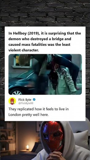 Hellboy 2019 Demon Scene The Least Violent Character Causes Mass Fatalities By Destroying a Bridge