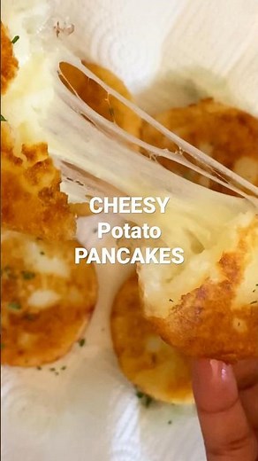 Cheesy potato pancakes