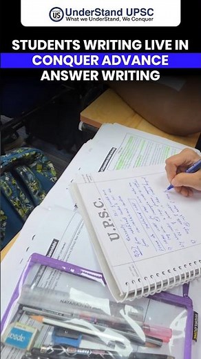 DAY 1. Pens down? Not here. CONQUER ADVANCE ANSWER WRITING