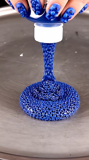 Satisfying Blue Frozen Honey Crushing ai ASMR | DJ Satisfying