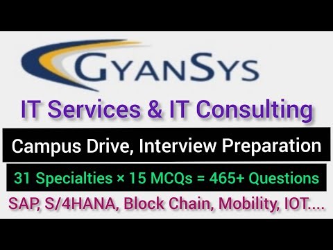 GyanSys Company Interview Questions🔥💻AP, Ariba, Hybris, Commerce Cloud, IBP, AMS 🧠