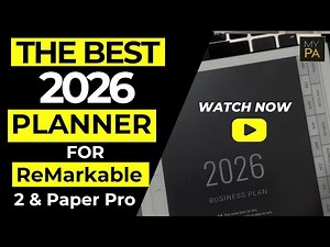 The Best 2026 Digital Business Planner for reMarkable 2 & Paper Pro (Full Tutorial)