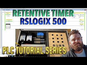 PLC Tutorial - RSLogix 500 - Retentive Timer Instruction