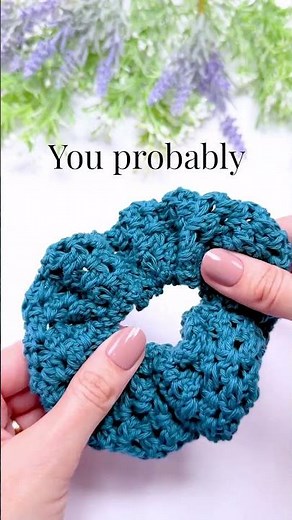 Double Bloom Scrunchie Pattern (Easy & Beginner-Friendly)