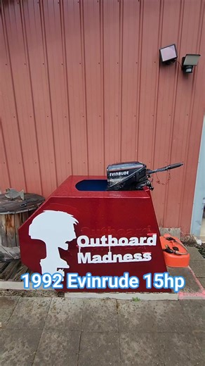 1992 Evinrude 15hp long shaft 2-stroke. Outboard Madness #outboardmadness | Outboard Madness