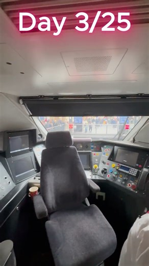 22 days until Christmas! - I went inside the cab of a class 800 #trains #railway #class800