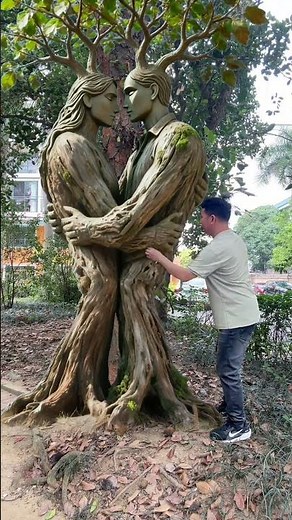 Tickling the tree #funny #magic #comedy #memes