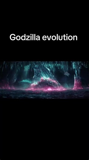 Godzilla evolving full scene