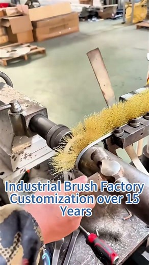 Winding Spiral Strip Roller Brush: Everything you need to know for brass bristle brush. #factory