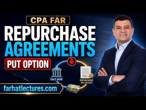Repurchase Agreements: Put Option Accounting Explained | CPA FAR