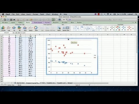 How to Do Comparative Graphing in Excel : Advanced Microsoft Excel