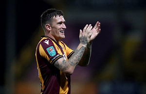 Bradford’s Andy Cook on finding goals, Twitter rumours and Mark Hughes