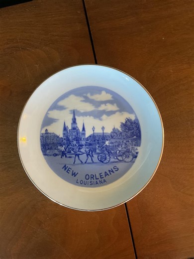 New Orleans Souvenir Plate With Hanger, Vintage Charm! - Etsy