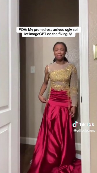 Transforming an Ugly Prom Dress with imageGPT