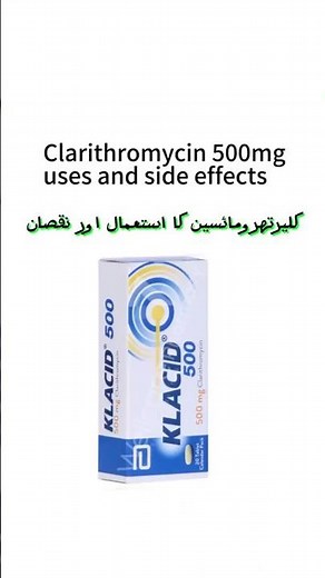 Clarithromycin 500mg uses and side effects