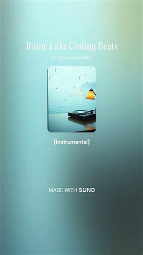 Coding by the Lake.. 🌧️🌲 | Rainy Lake Coding Beats