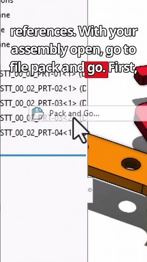 Instantly Rename Multiple Files in SolidWorks with Pack and Go! #solidworks