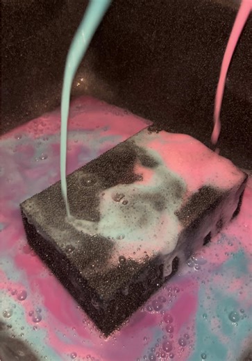 New Black Epoxy Sponge Squeeze ASMR