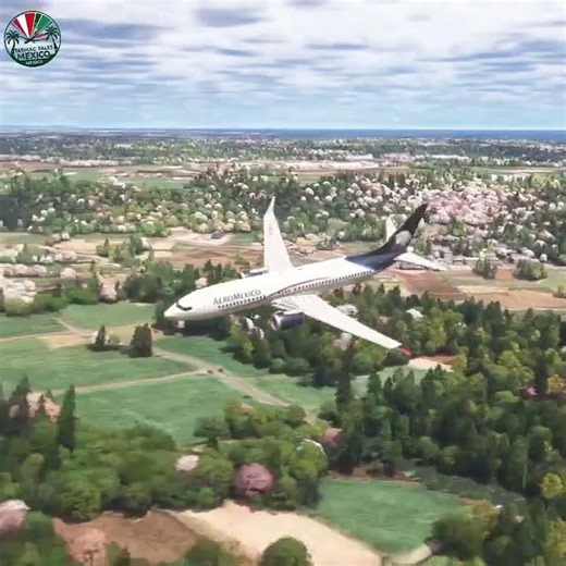This Airport Landing is INSANE 🤔 #flightsim #aviation