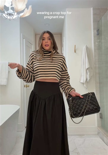 Stylish Spring Outfit Ideas for Pregnant Women