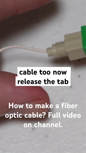 How to make a fiber optic cable? Sneak peek #fiber #fiberoptics #fiberoptic #fiberopticcable