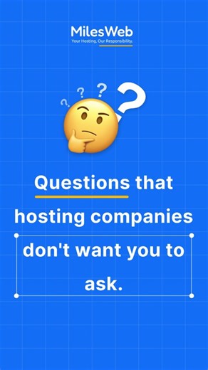 Transparency isn’t a feature. It’s a standard. 🔍 Clear pricing, no hidden charges, no surprise renewals, and no unnecessary tech jargon. For every business success, you need reliable support, 🚀 fair affordability, and premium hosting 💻 With MilesWeb, see the difference yourself ✅ www.milesweb.in # IndianBusiness #BusinessPlan #MilesWeb #WebHosting #TransparentHosting #ReliableHosting #PremiumHosting #WebsitePerformance #HostingSolutions #BusinessWebsite #NoHiddenCosts | MilesWeb