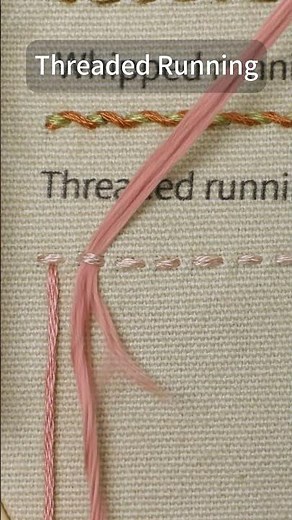 ✨Threaded Running Stitch丨Create adorable embroidery! 42 stitch guides+full kit=perfect starter set💖