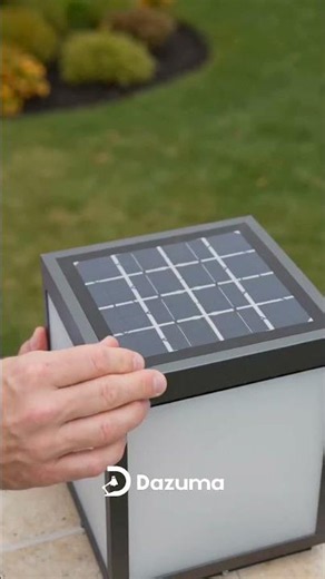Sculptural Garden Lighting: The Cubic LED Post Light (SKU: LI000793)