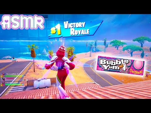 ASMR Gaming 🍀 Fortnite Blitz Royale Cozy Gum Chewing + Whispering Controller Sounds 🎧