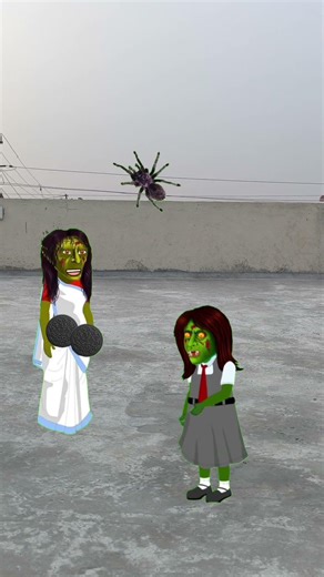 Anaya Ne Zombie Ko Daraya 🤯~Mini Wood toy - woodmarking art skill and hand crafted #anaya #shorts