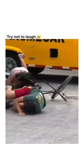 ART AND CREATIVITY 🎨 on Instagram: "This video is a compilation of comedic fail clips organized into escalating “difficulty” levels, ranging from a simple bike mishap to a chaotic 23.7K multi-person tumble. The first segment shows a young girl on a motorized vehicle accidentally pulling her father over when she accelerates. 10 Level 2 features a man leaving a building who is startled by another person, causing him to throw his coffee into the air in a dramatic reaction. The third level depicts