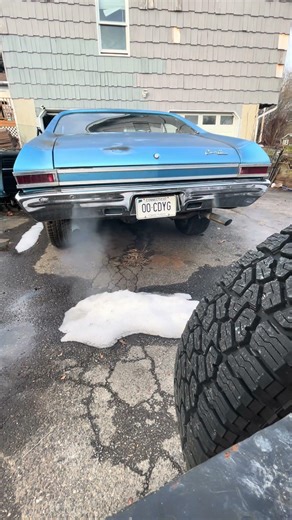 68 chevelle cold start.