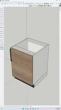 1 Click to Cutlist-Ready Cabinets — Grooved Joinery in #sketchup #kitchen #woodworking