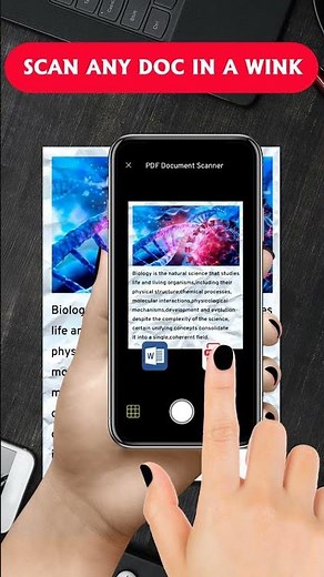 Scan any document into pdf