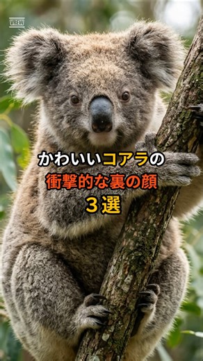 【衝撃】かわいいコアラのヤバすぎる裏の顔3選 #雑学 #生物 #shorts