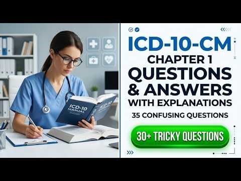 Master ICD 10 CM Chapter 1: 35 Confusing Questions and Answers with Full 2026 Explanations