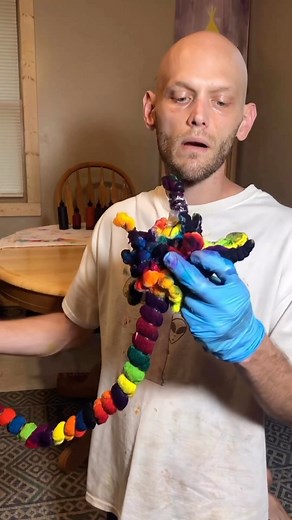 A man paints with his brains and not with his hands. — Michelangelo A master at work @jake_roelofs #art #psychedelicart #sweatpants #fleece #technoandpsychedelia | Techno & Psychedelia