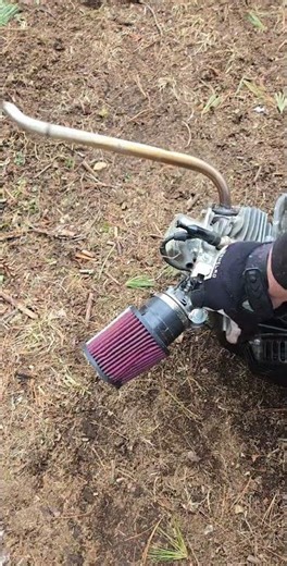 Stage 1 predator 212 with 7/8 stainless straight pipe