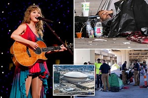 Before Taylor Swift show in New Orleans, homeless encampment is forced to move