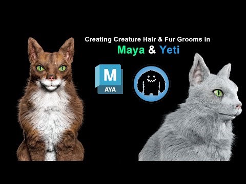 Creating Creature Hair & Fur Grooms in Maya & Yeti | CG_GUM