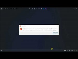 FIX Windows Error: “This File Does Not Have an App Associated With it for Performing This Action"