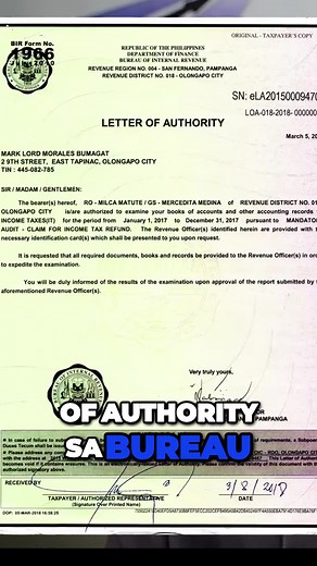 Understanding BIR Letter of Authority: A CPA's Explanation