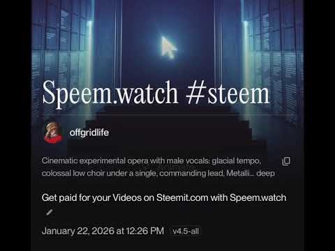 Get paid for your Short Films on Speem.watch and Steemit.com #steem