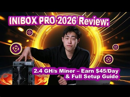 INIBOX PRO 2026 Review: 2.4 GH/s Miner – Earn $45/Day Full Setup Guide | Jinglemining Tech
