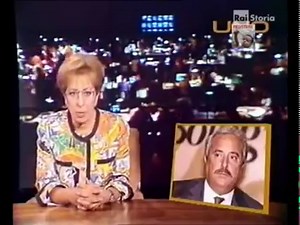 L'edizione straordinaria del Tg1 che portò nelle case degli italiani la notizia dell'attentato a Giovanni Falcone e le prime immagini della strage di Capaci. | Napolitan