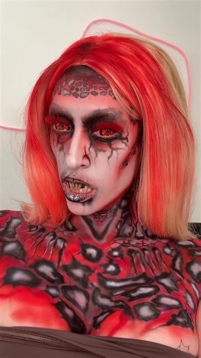 the paint drip was a paid actor 🔥🤭 #sfx #horror #airbrush | Airbrush Painting