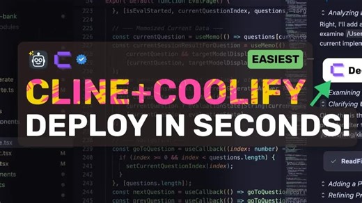 Cline、Roo、Cursor + Coolify：我是这样轻松部署AI生成应用的！