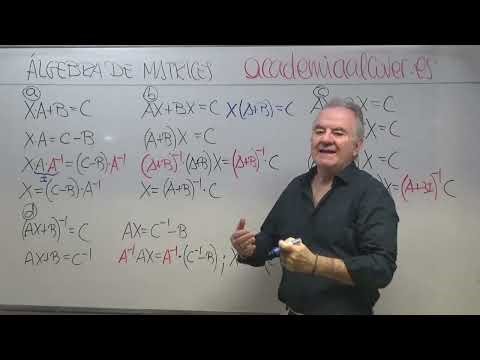 2nd YEAR OF HIGH SCHOOL. MATHEMATICS. MATRIX ALGEBRA.