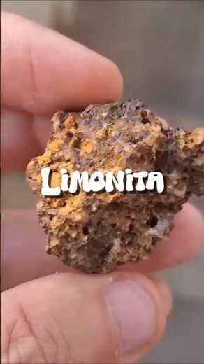 Limonita #curiosidades #geologia #minerais #minerals #cristais #mineralogia #pedras#rochas #gemas